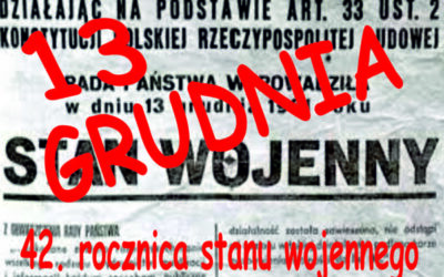 42. rocznica wprowadzenia stanu wojennego w Polsce